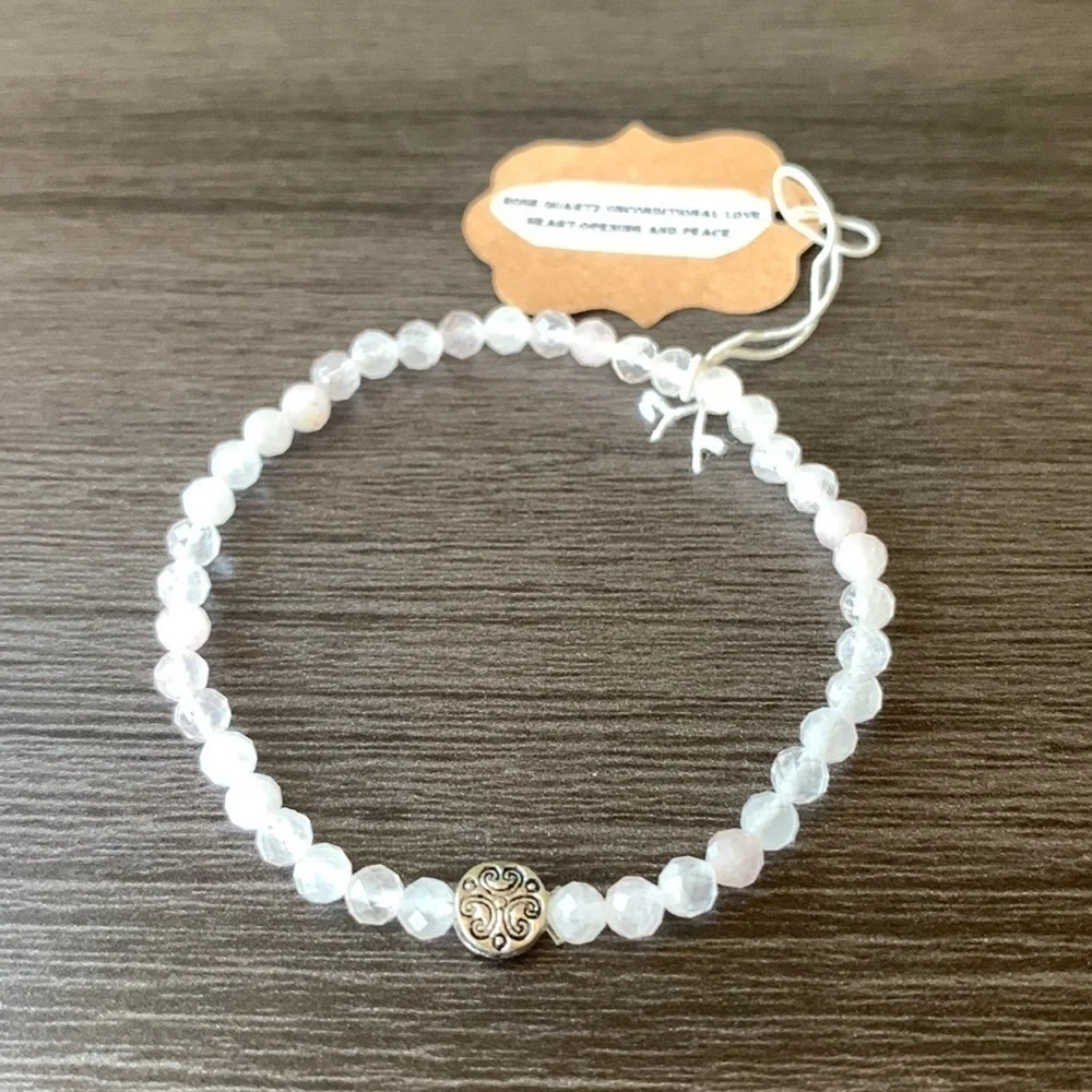 Rose Quartz Bracelet NWT‎
